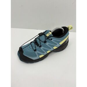 Salomon Shoes XA Pro V8 Youth Blue Green Trail Running Sneakers Kids Child, Sz 5